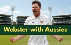 Beau Webster Australia Test Team