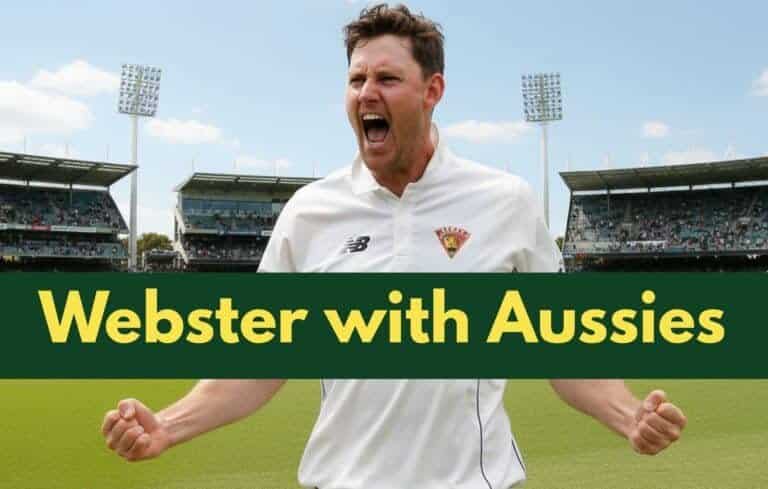 Beau Webster Australia Test Team