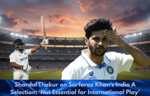 Sarfaraz Khan India A selection