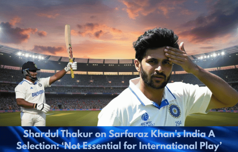 Sarfaraz Khan India A selection