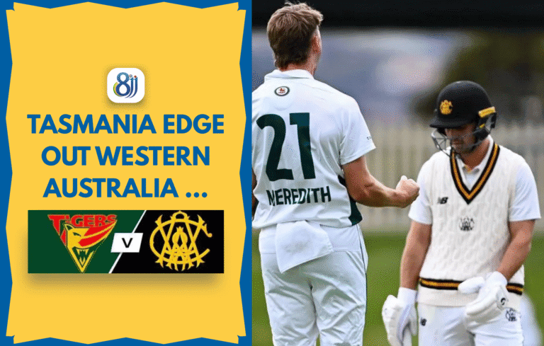 Tasmania Edge Out Western Australia