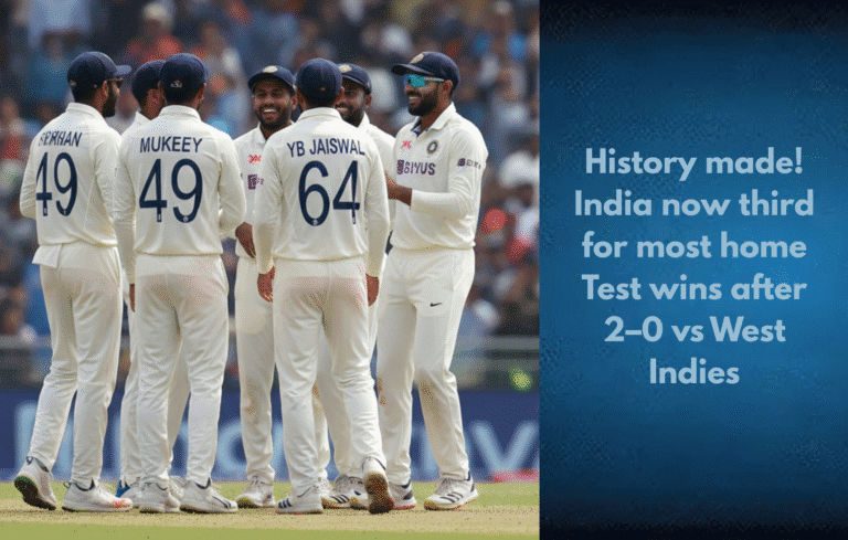 Test Wins at Home After 2–0 Series