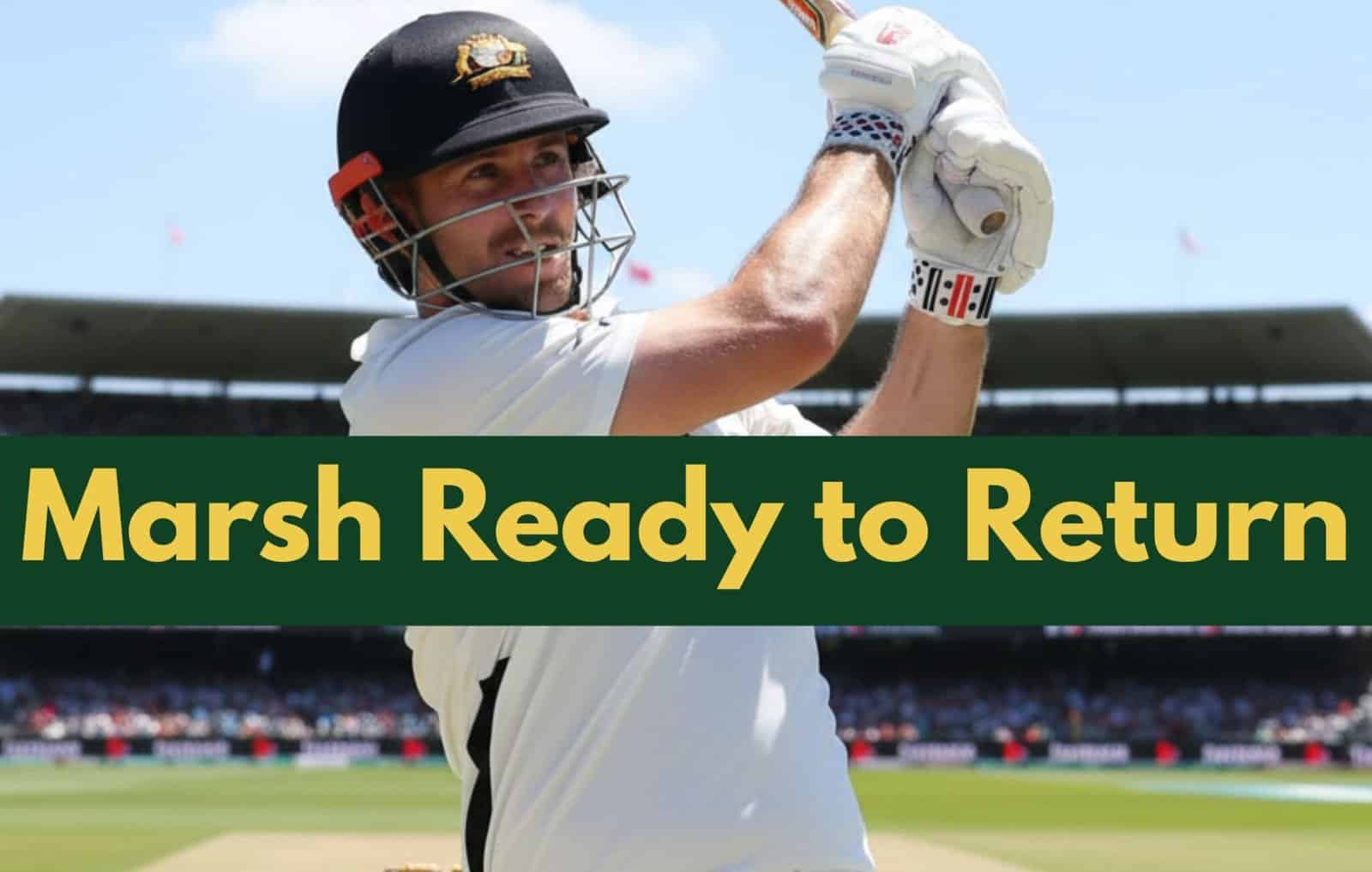 Mitch Marsh Sheffield Shield Return