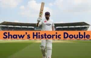 Prithvi Shaw Ranji Trophy Double Century